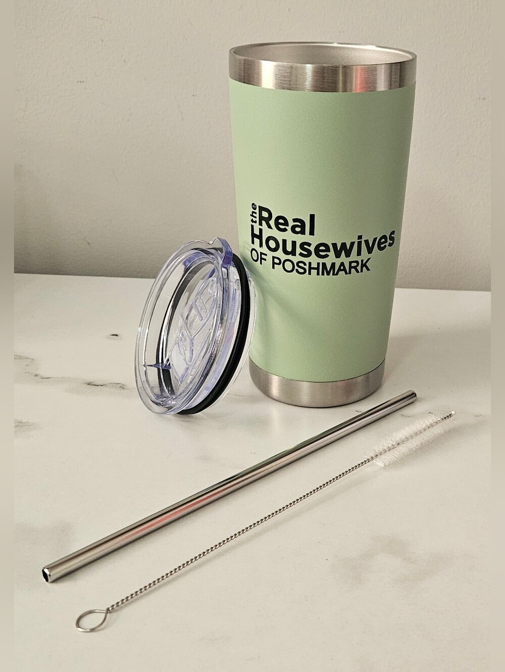 "The Real Housewives Of Poshmark" 20oz Tumbler w/ Lids & Straws- Pick 1 - Picture 5 of 13